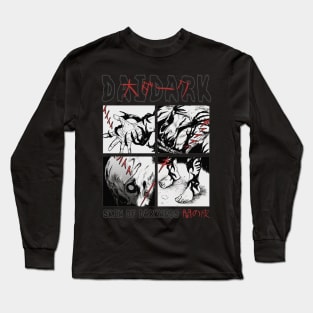 Zaha Sanko - DAI - DARK - Manga Design V3 Long Sleeve T-Shirt